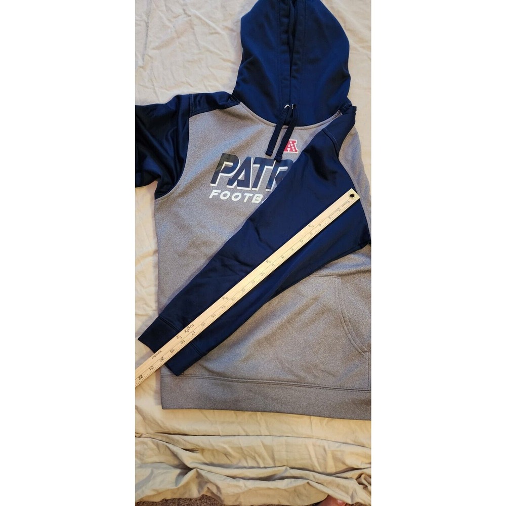 NFL Patriots Gray and Navy Hoodie - Picture 8 of 8